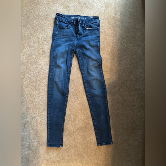 American eagle hi rise jegging dark wash size 00 - Picture 1 of 1